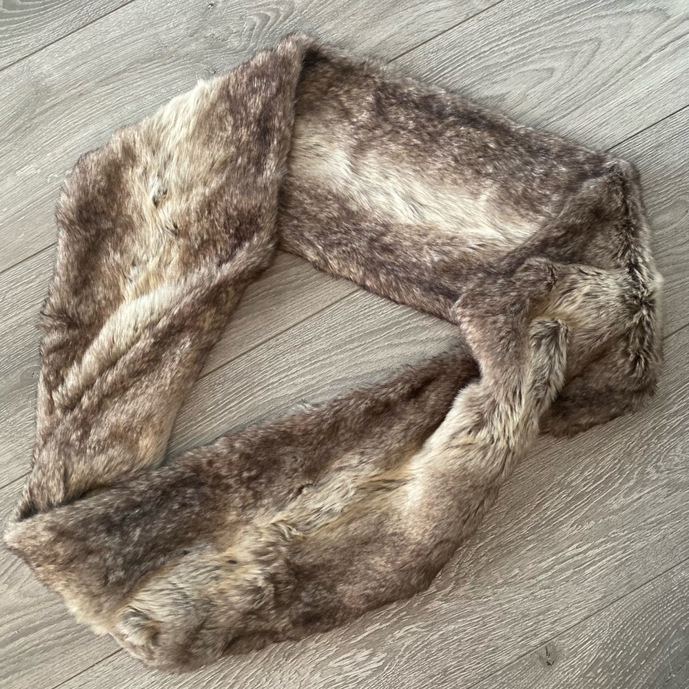 Black River Faux Fur Infinity Scarf